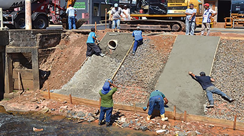 As obras colaboram para revitalização visual do local