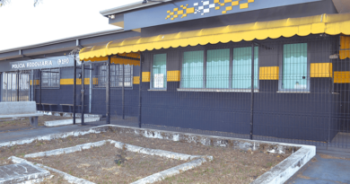 Pela imagem de ontem, mesmo estando desativada, a Base da Rodoviária está sendo zelada e com a estrutura física em bom estado de conservação