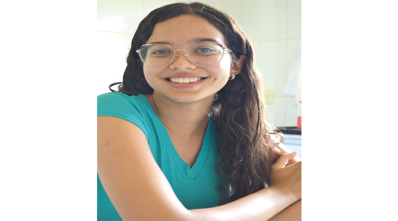 Flávia uma aluna cajuruense inspiradora