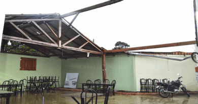 Tempestade furiosa deixou rastro de destruição em Cajuru