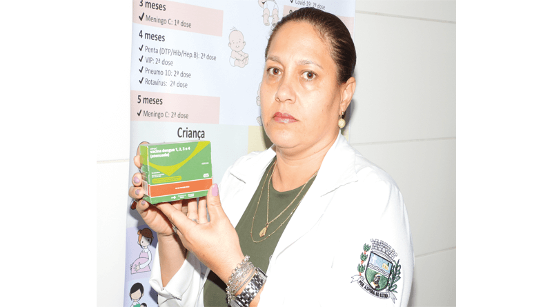 Nos próximos dias chegara um novo lote de vacina contra a dengue em Cajuru, só que desta vez o público alvo e prioritário será os funcionários da saúde
